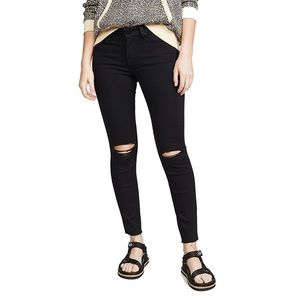 PAIGE Denim Verdugo Ultra Skinny Destructed Black 26